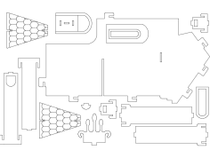 Villa 10 DXF Dosyası