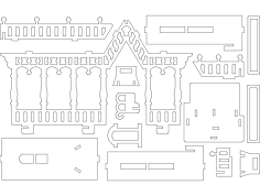 Villa 9 dxf Dosyası