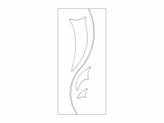 Modern Kapı Tasarımı dxf Dosyası