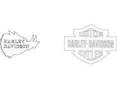 Harley Davidson DXF Dosyası