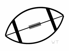 Futbol Silueti DXF Dosyası