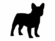Fransız Bulldog dxf Dosyası