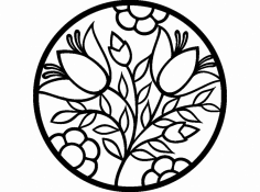 Çiçek Yeni dxf Dosyası