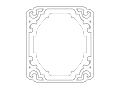 Çerçeve 1 dxf Dosyası