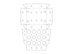 Mukavva Kutu dxf Dosyası