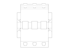 Ambalaj tasarım dxf dosyası