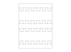 Kutu şablonu dxf Dosyası