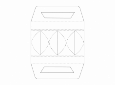 Ambalaj Kutusu Şablonu dxf Dosyası