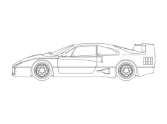 Ferrari DXF Dosyası