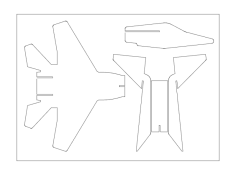 F15 dxf Dosyası