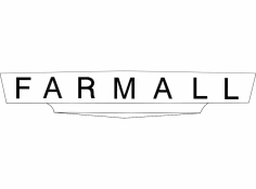 Farmall Amblemi dxf Dosyası
