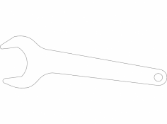 ER16 Pens Kovanı Anahtarı İmperyal dxf Dosyası