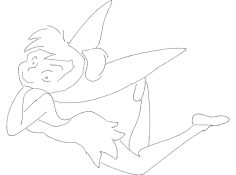 Tinker Bell DXF Dosyası