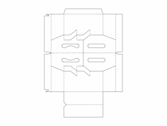 Ambalaj Kutusu Şablonu dxf Dosyası