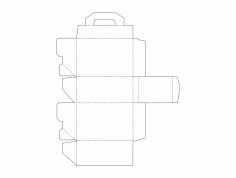 Karton kutu dxf dosyası
