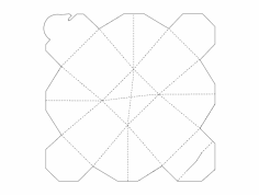 Yaratıcı Kutu Tasarımı dxf Dosyası