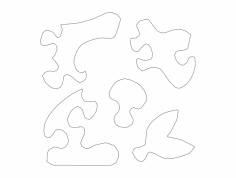 Yapboz 7779 dxf Dosyası