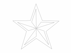 Estrella Nautica (yıldız) dxf Dosyası