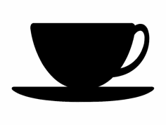 Çay Fincanı DXF Dosyası