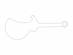 Gitar DXF Dosyası