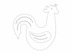 Horoz Ötüşü dxf Dosyası