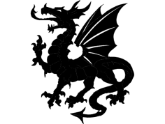 dragon-1 dxf Dosyası