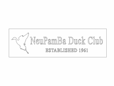 Duck (neupamba ördek kulübü) dxf Dosyası