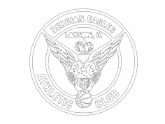 Çizim (Sırp Kartalları Atletizm Kulübü) dxf Dosyası