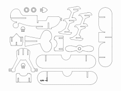 Dreidecker 47 dxf Dosyası