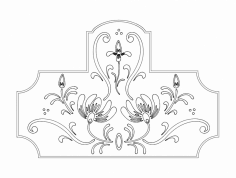 Çiçek Tasarımı dxf Dosyası
