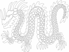 Dragon 3 dxf Dosyası