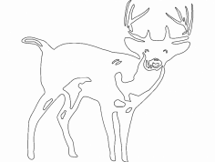 Geyik 7 dxf Dosyası