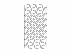 Baklava Desenli Sac DXF Dosyası