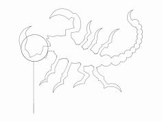 Akrep dxf Dosyası