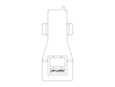 Tel için Stand - 1.5mm Asit dxf Dosyası
