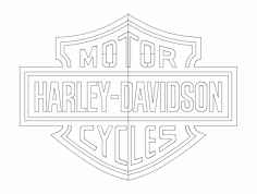 Harley (1) dxf Dosyası