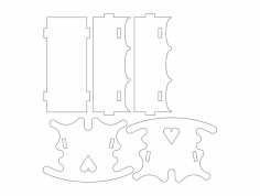 Lazer kesim makinesi DXF dosyası