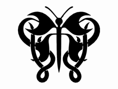 Kelebek 11 dxf Dosyası