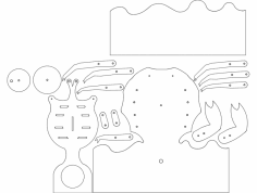 Yengeç Tüm Parçalar dxf Dosyası