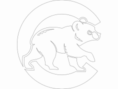 Chicago Cubs DXF Dosyası