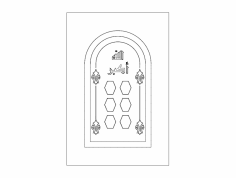 İslami Desen dxf Dosyası