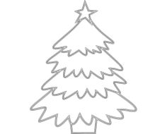 Noel Ağacı dxf Dosyası