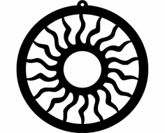 Tasarım Güneş Süsü 173 dxf Dosyası