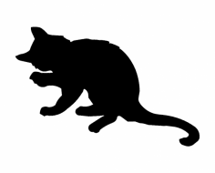 Yavru Kedi dxf Dosyası