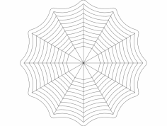 Örümcek Ağı 8×8 dxf Dosyası