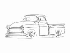 Chevy Kamyon dxf Dosyası