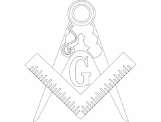 Masonik dxf Dosyası
