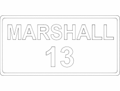 M13a dxf Dosyası