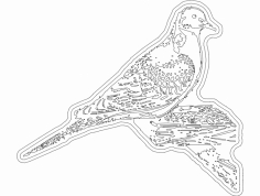 Kuş 1 dxf Dosyası
