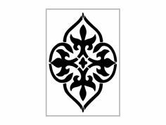 Şam deseni DXF dosyası